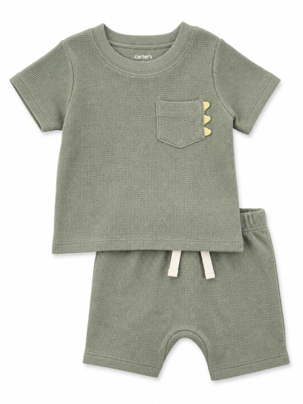 NWT Carter’s Toddler Boy 2 Piece Summer Outfit Set Sage Green Size 18 Months